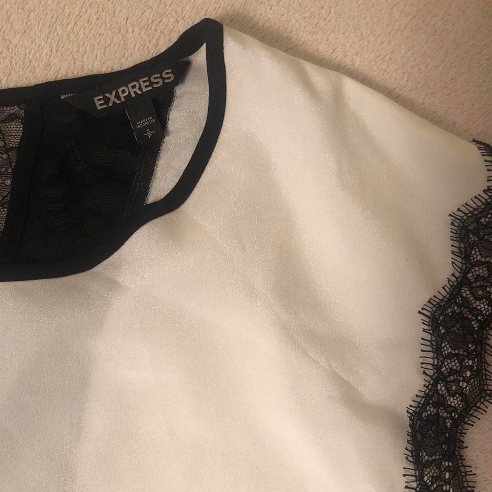 Express Sheer Lace Top - Picture 5 of 5